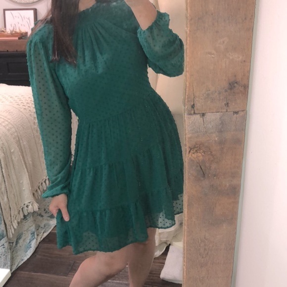 Trixxi green boho dress size XLarge - Picture 3 of 9